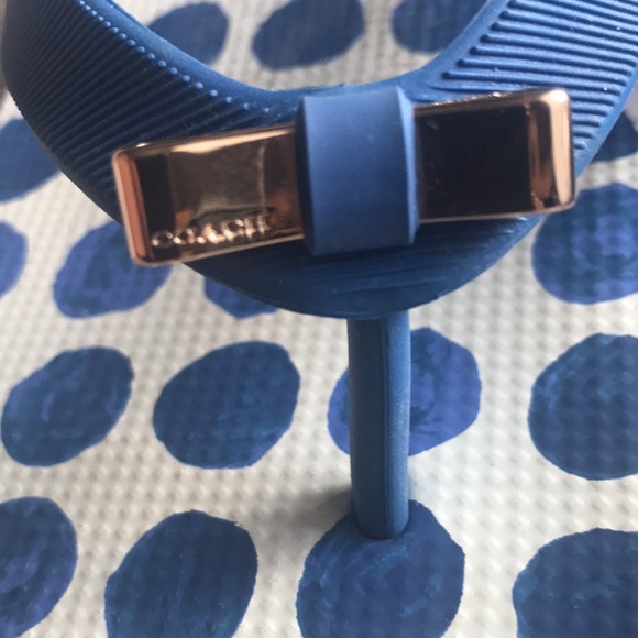 Coach Amel Bow Flip Flops Signature Thong Sandals - Picture 5 of 6